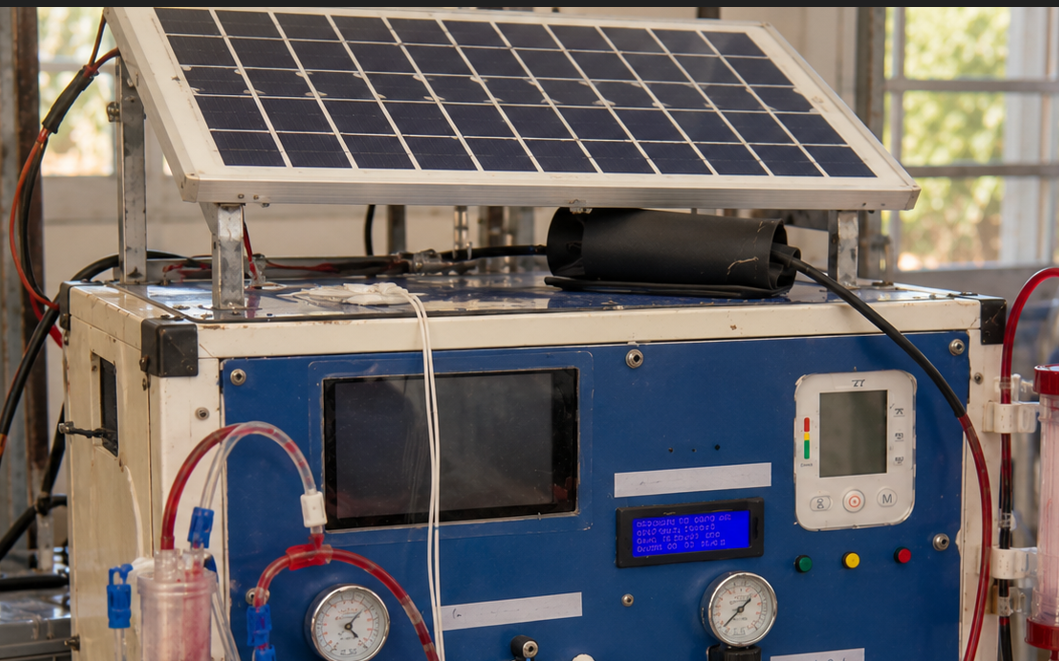 Solar-powered dialysis prototype